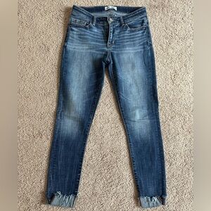 BKE Payton Medium Blue Distressed Jeans